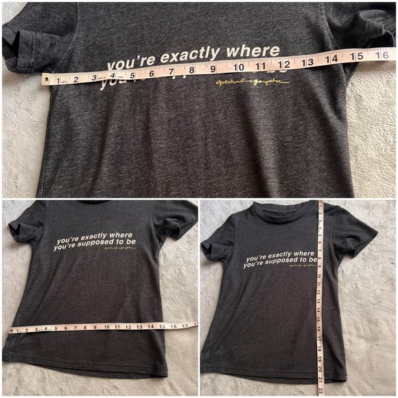 Spiritual Gangster Exactly Where You're Supposed To Be Graphic Tee Small Sz S - Picture 10 of 10